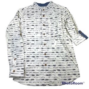 NWOT Aeropostale arrowhead print Woven Shirt Size 10
